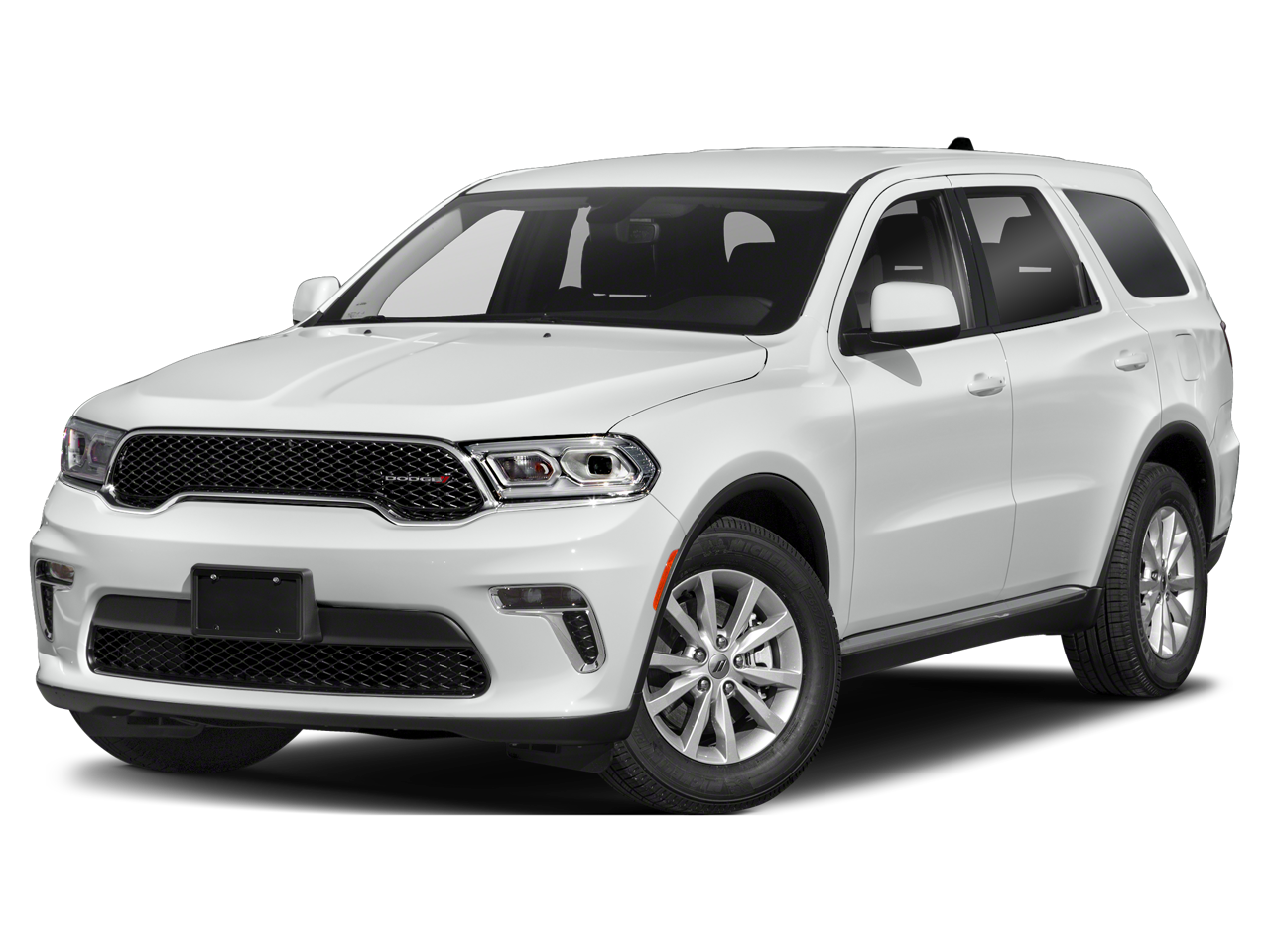 2022 Dodge Durango R/T in White Knuckle Clearcoat — front three-quarter view