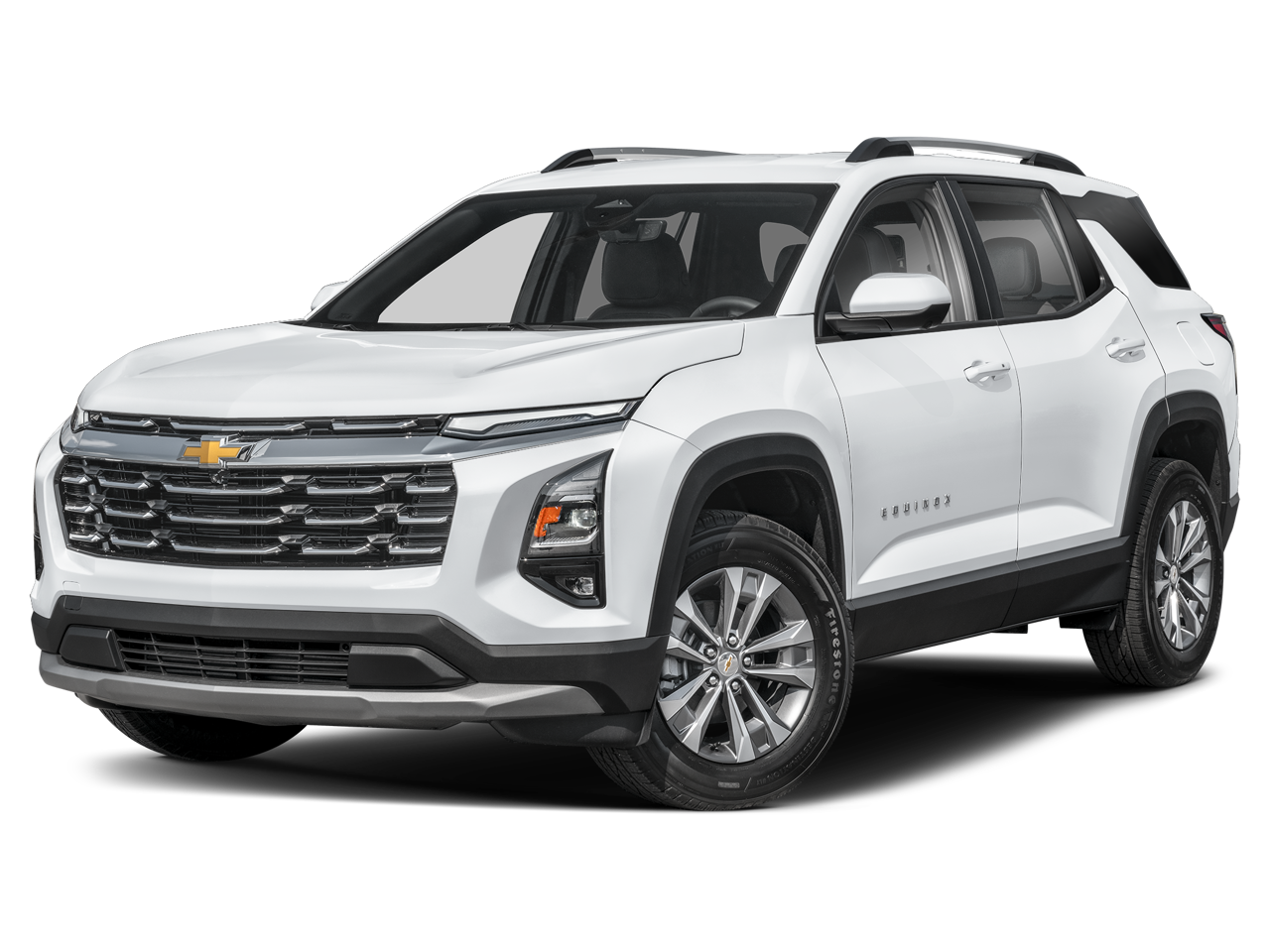 2026 Chevrolet Equinox LT in Summit White — front three-quarter view