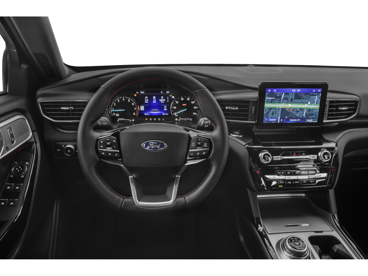 2022 Ford Explorer — interior view