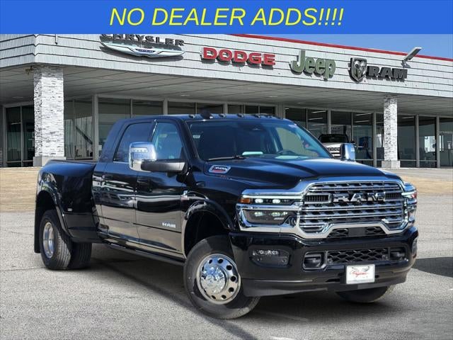 2026 RAM Ram 1500 RAM 1500 LIMITED LONGHORN CREW CAB 4X4 5'7' BOX in Diamond Black Crystal Pearl-Coat Exterior Paint — front...