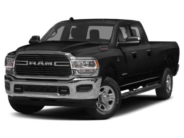2019 RAM Ram 2500 Big Horn Crew Cab 4x4 8' Box in Diamond Black Crystal Pearlcoat — front three-quarter view