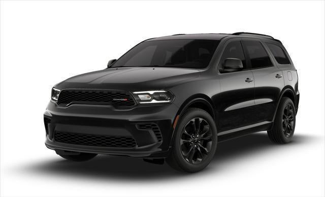 2026 Dodge Durango DURANGO GT RWD in Diamond Black Clear-Coat Exterior Paint — front three-quarter view