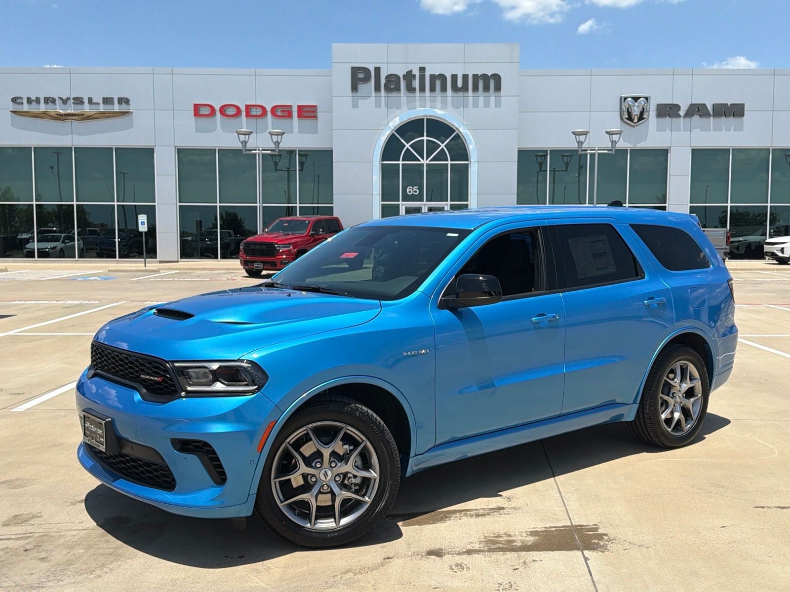 2026 Dodge Durango DURANGO GT AWD HEMI V8 in B5 Blue Exterior Paint — front three-quarter view