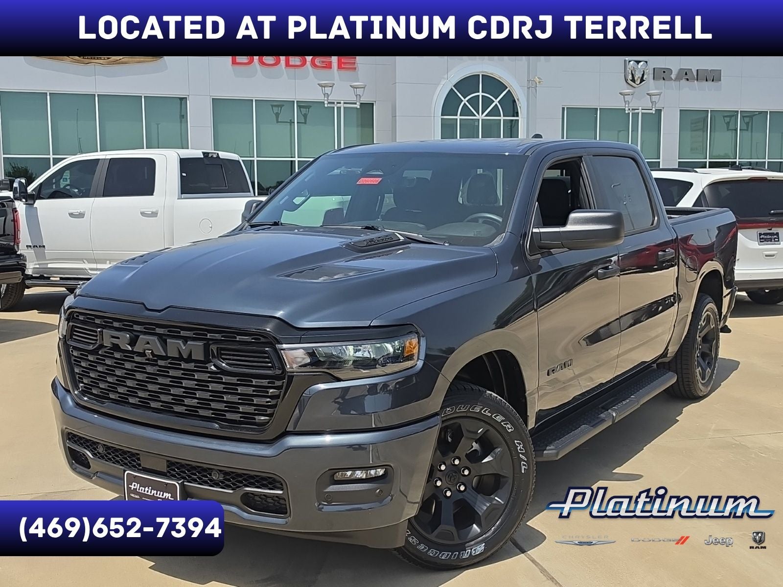 2026 RAM Ram 1500 RAM 1500 EXPRESS CREW CAB 4X4 5'7' BOX in Forged Blue Metallic Exterior Paint — front three-quarter view