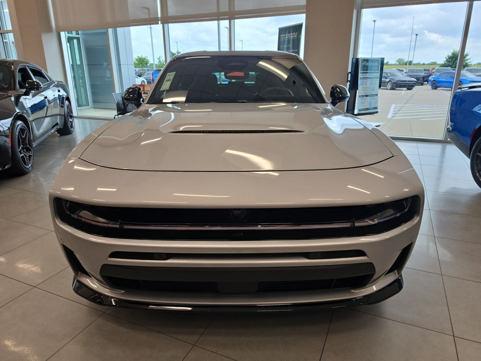 2026 Dodge Charger CHARGER R/T PLUS 4-DOOR AWD in Triple Nickel Exterior Paint — front three-quarter view