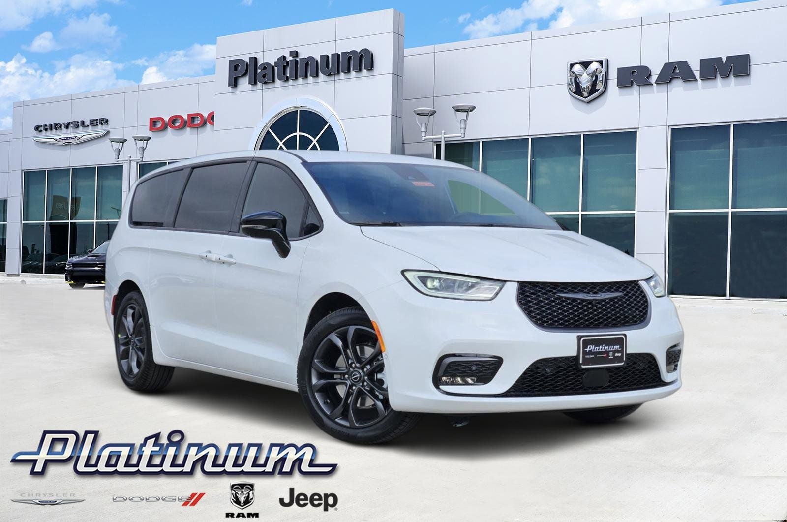 2026 Chrysler Pacifica PACIFICA SELECT in Bright White Clear-Coat Exterior Paint — front three-quarter view