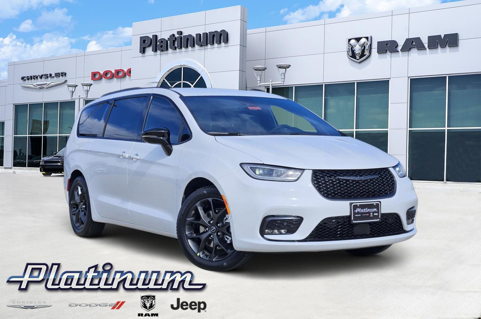2026 Chrysler Pacifica PACIFICA SELECT in Bright White Clear-Coat Exterior Paint — front three-quarter view