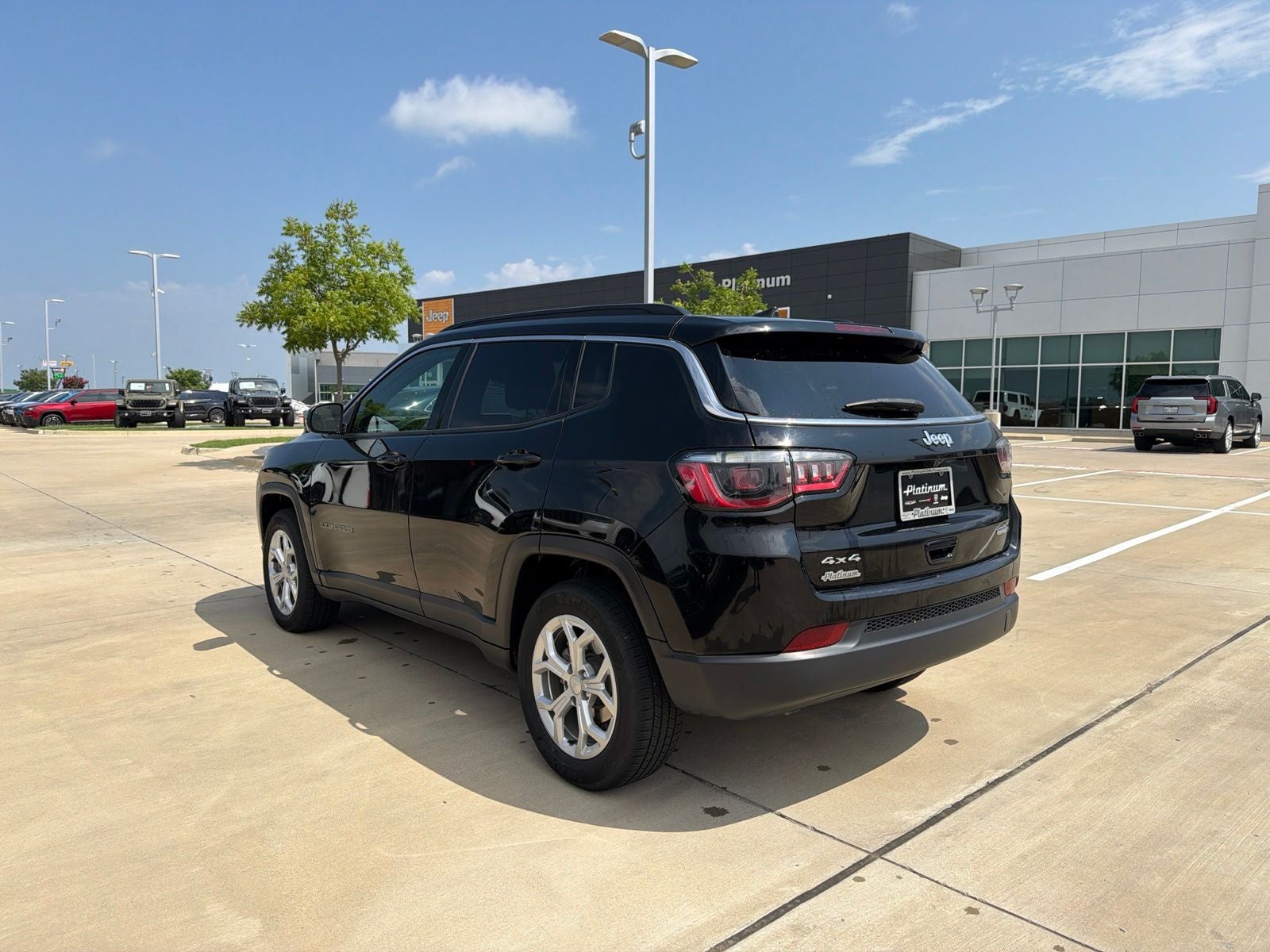 2024 Jeep Compass — rear three-quarter view