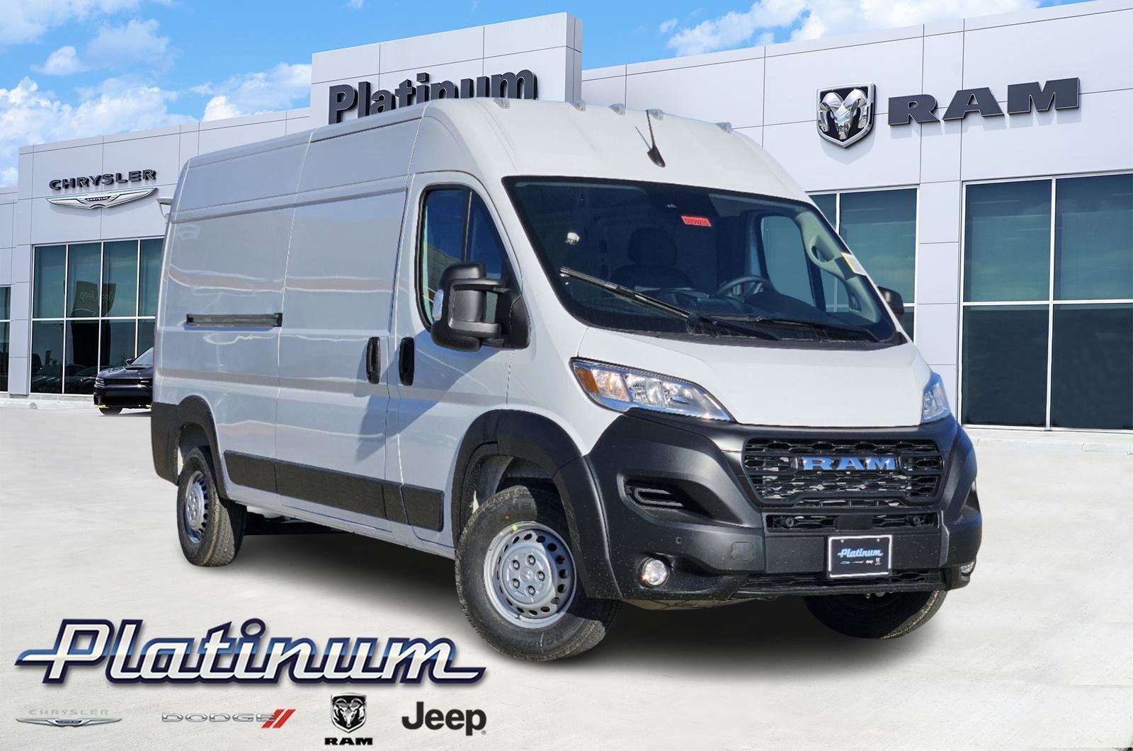 2025 RAM Ram ProMaster RAM PROMASTER 2500 TRADESMAN CARGO VAN HIGH ROOF 159' WB in Bright White Clear-Coat Exterior Paint — front...