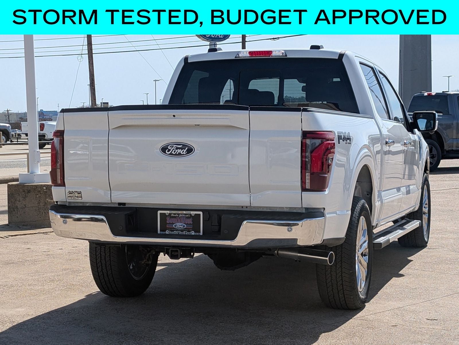 2025 Ford F-150 — rear three-quarter view