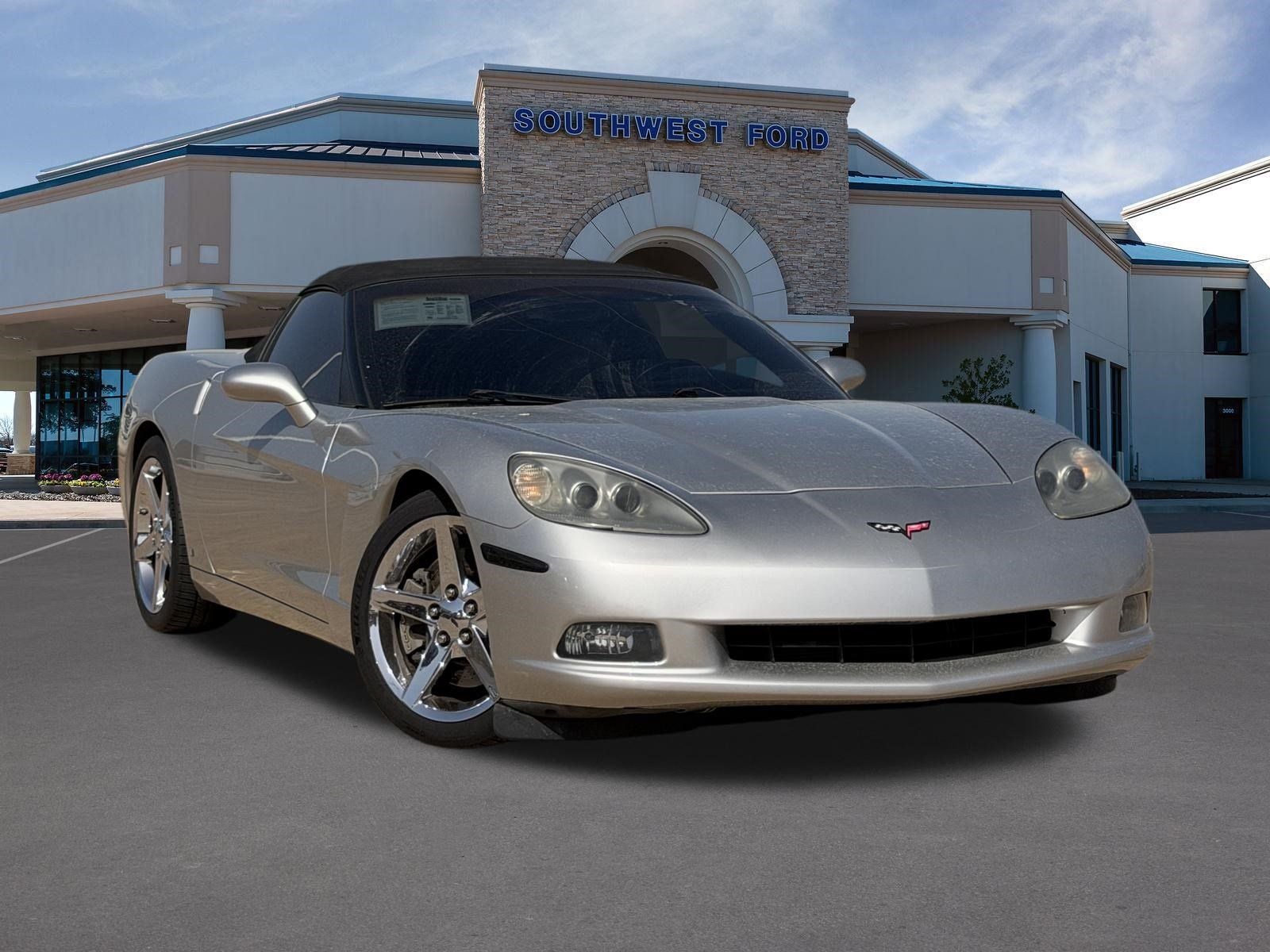 2008 Chevrolet Corvette Base in Machine Silver Metallic — front three-quarter view