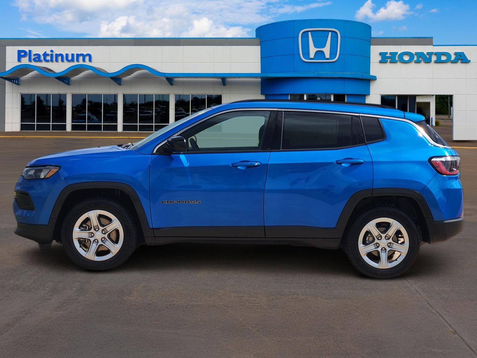 2024 Jeep Compass — rear three-quarter view