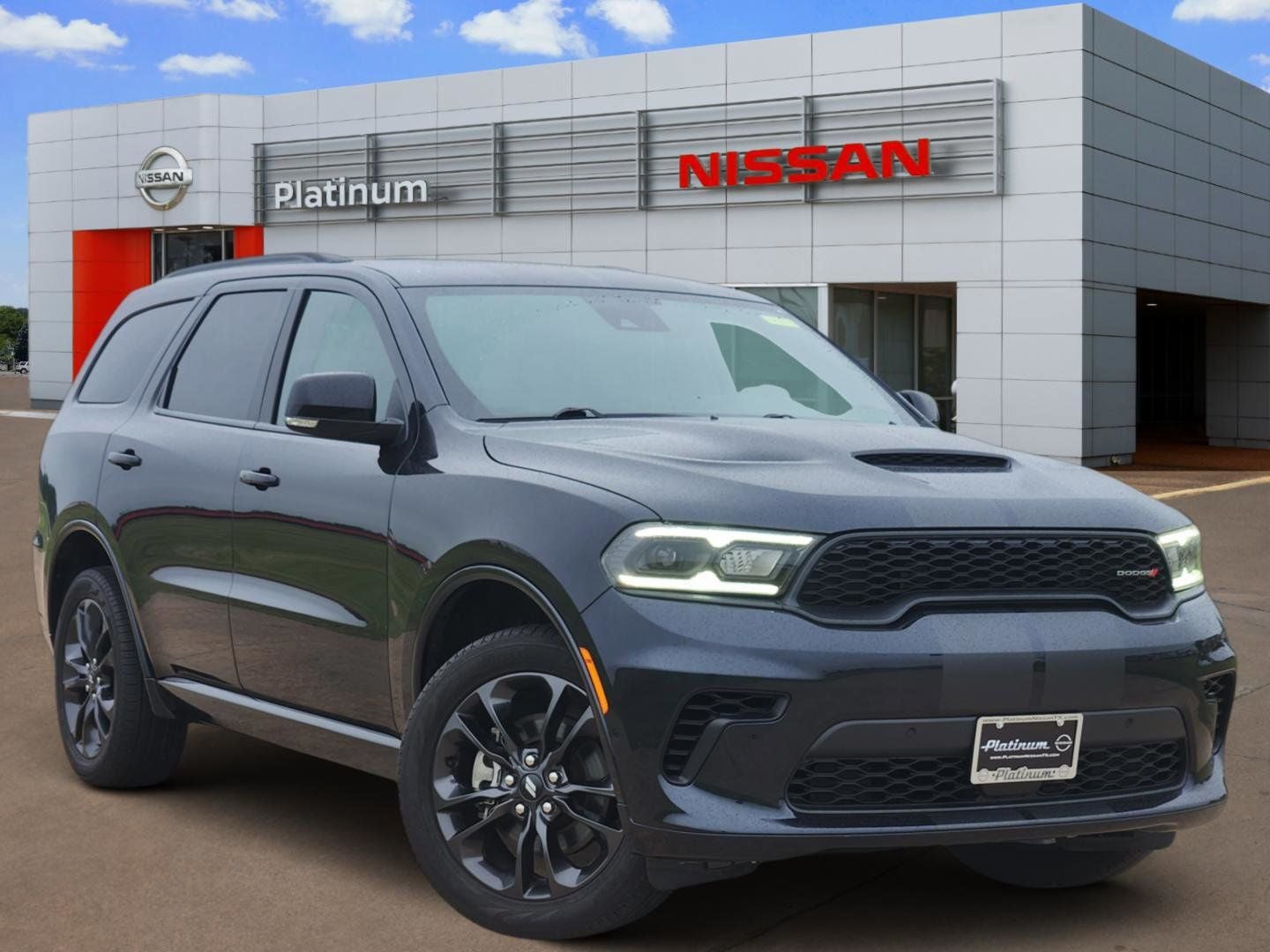 2025 Dodge Durango GT Plus in Night Moves — front three-quarter view