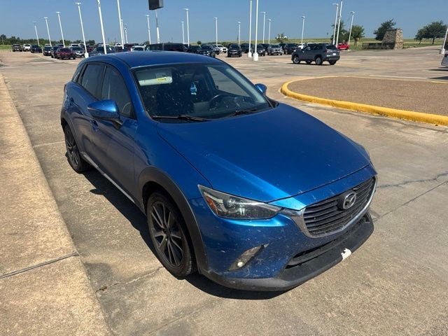 2016 Mazda Mazda CX-3 Grand Touring in Dynamic Blue Mica — front three-quarter view