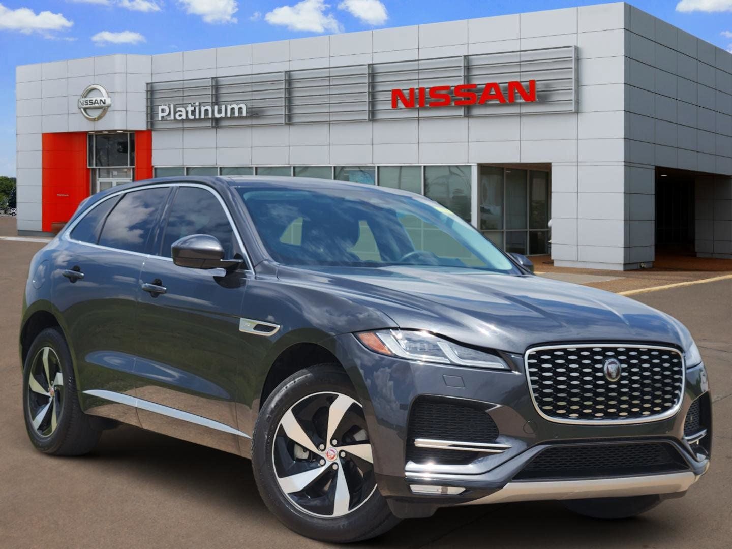 2023 Jaguar F-PACE P250 S in Carpathian Gray — front three-quarter view