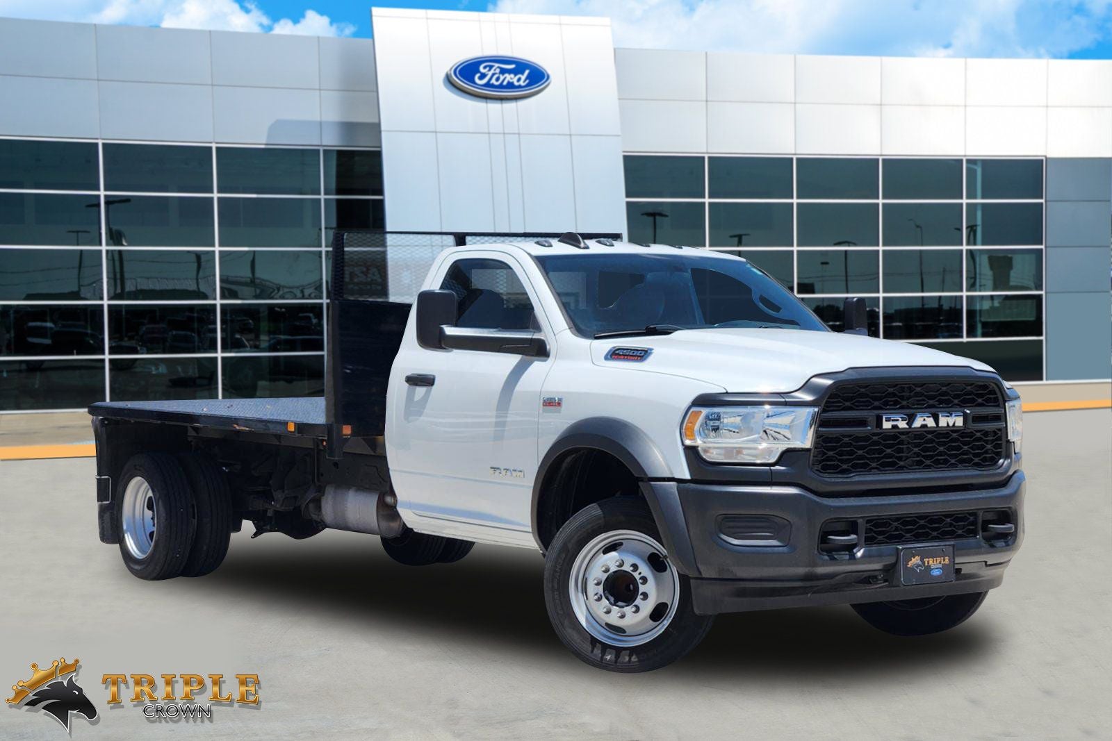 2021 RAM 4500HD Tradesman in Bright White Clearcoat — front three-quarter view