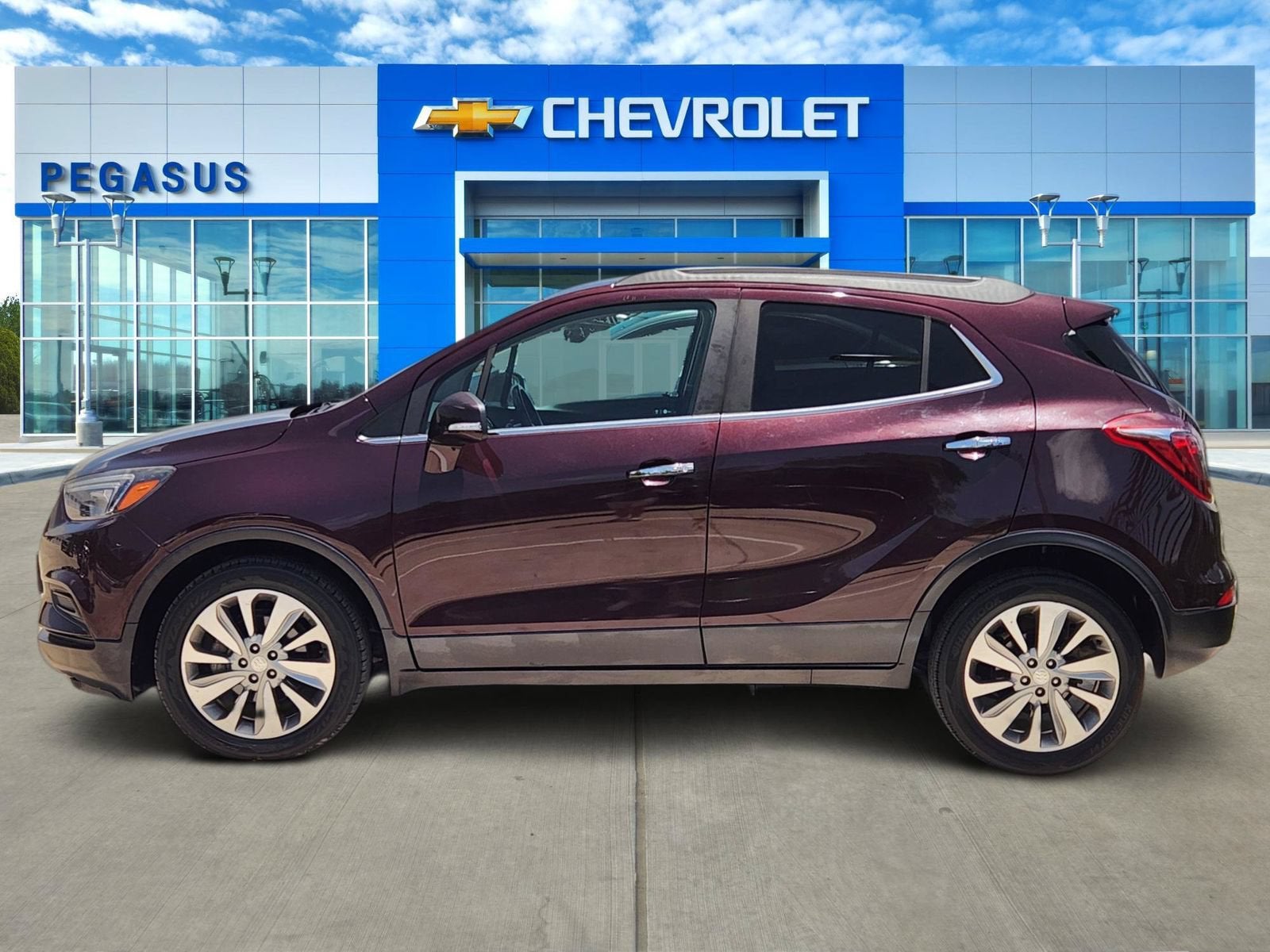 2017 Buick Encore — rear three-quarter view