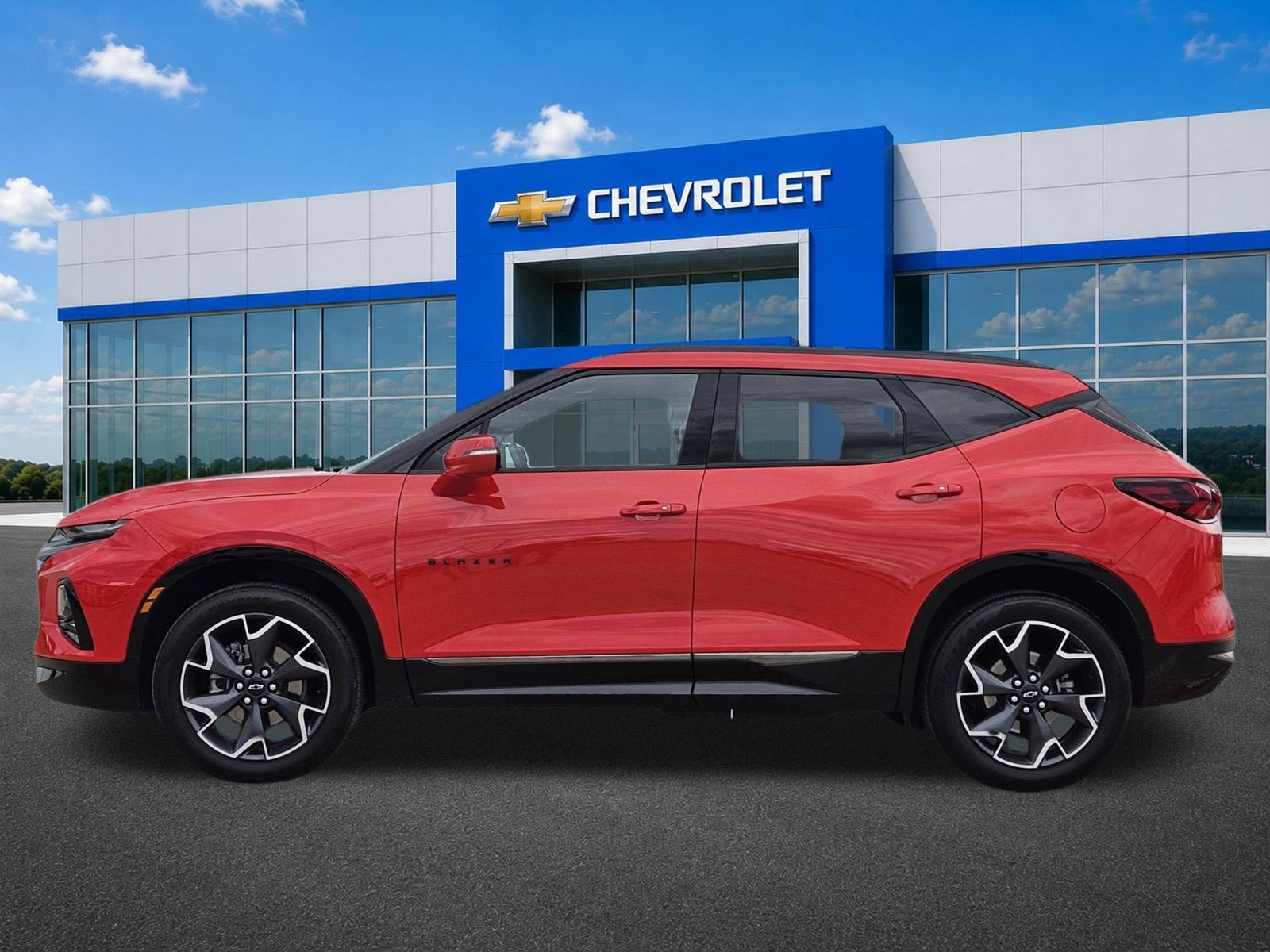 2022 Chevrolet Blazer — rear three-quarter view