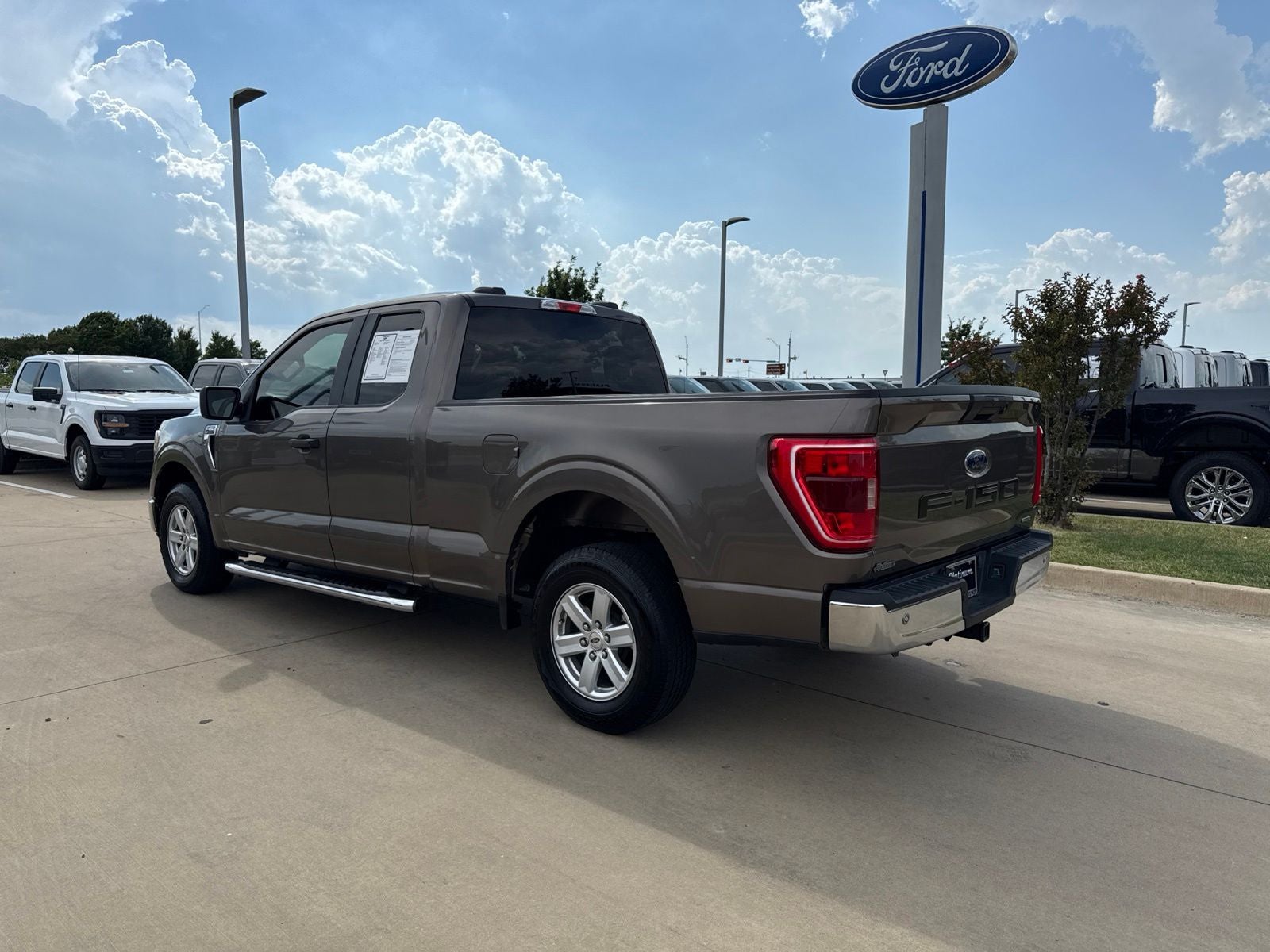 2022 Ford F-150 — rear three-quarter view